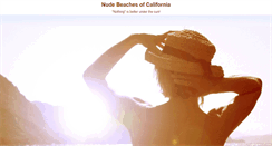 Desktop Screenshot of nudebeachesofcalifornia.com